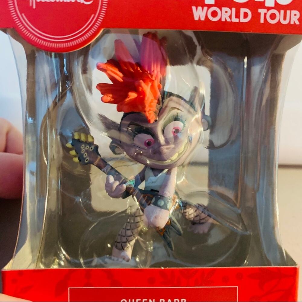 NEW IN BOX Hallmark Trolls World Tour Queen Barb Christmas Ornament One Size - Picture 7 of 7